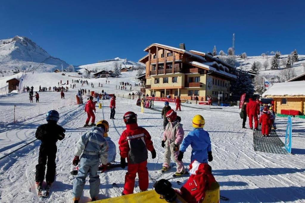 Appartement Montagne La Vallee Verte Coeur Station Hirmentaz Bellevaux Dış mekan fotoğraf