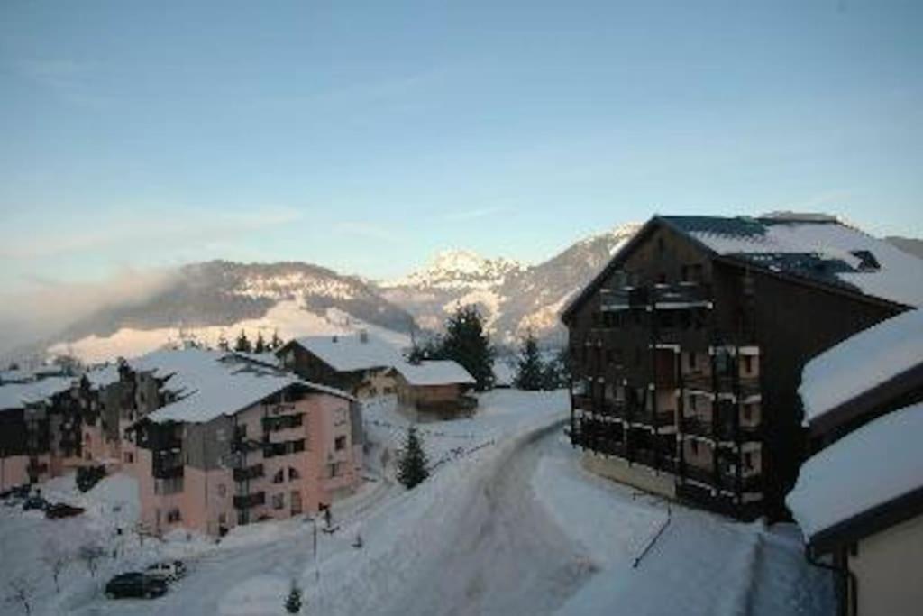 Appartement Montagne La Vallee Verte Coeur Station Hirmentaz Bellevaux Dış mekan fotoğraf
